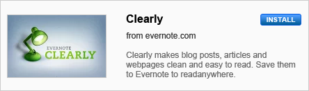 Clearly from Evernote for Epicbrowser