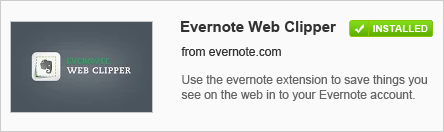 Evernote Web Clipper